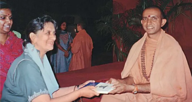With Paramahamsa Swami Niranjanananda Saraswati